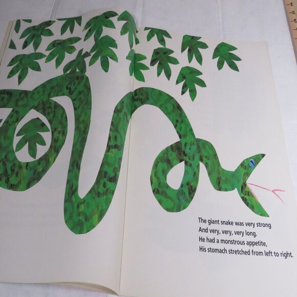 The Greedy Python BIG BOOK (almost 2 feet tall) By Richard Buckley, Eric Carle - Picture 3 of 12